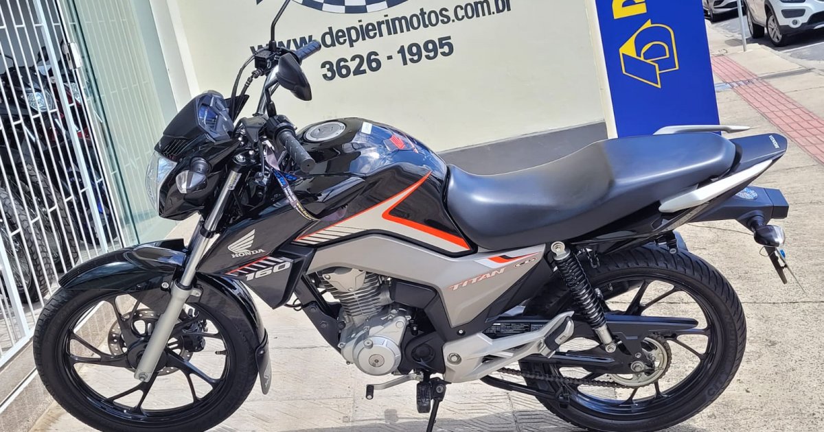 HONDA CG 160 TITAN Ano 2018 R 15 500 00 De Pieri Motos