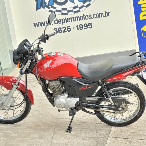 Honda CG 150 Fan ESI 2013 Preta, KM Motos