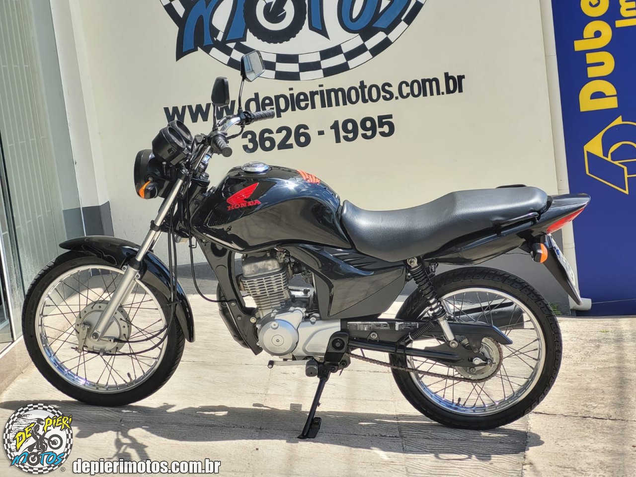 Honda Cg 125 Fan Ks 2012 Preta, KM Motos