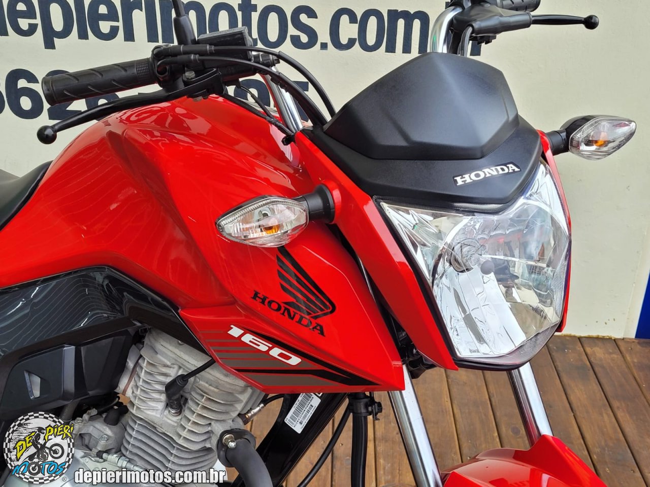 Moto Honda Fan 160 cg Preta 2019 Motos - Denty Motos